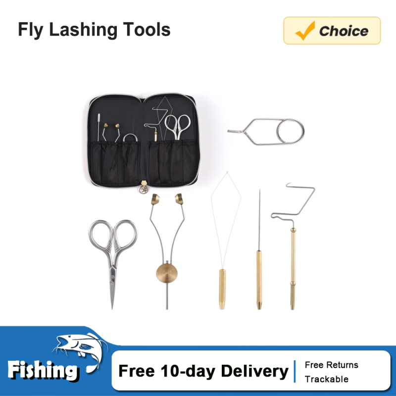 Fishing Lure Kit - Fly Tying Tools Combo Kit Whip
