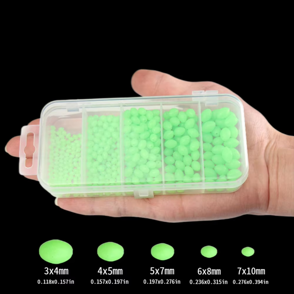 Fishing Lure Topwater - 375Pcs/Set Night Luminous Fishing Hard Beads