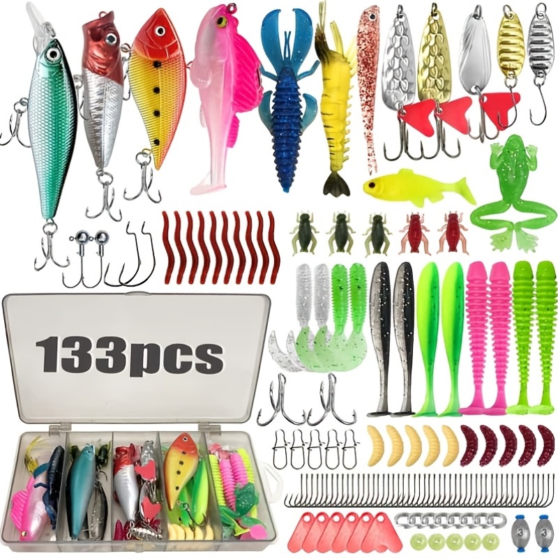 133Pcs Premium Fishing Lures T - Fishing Lure Jig ulasan dan harga