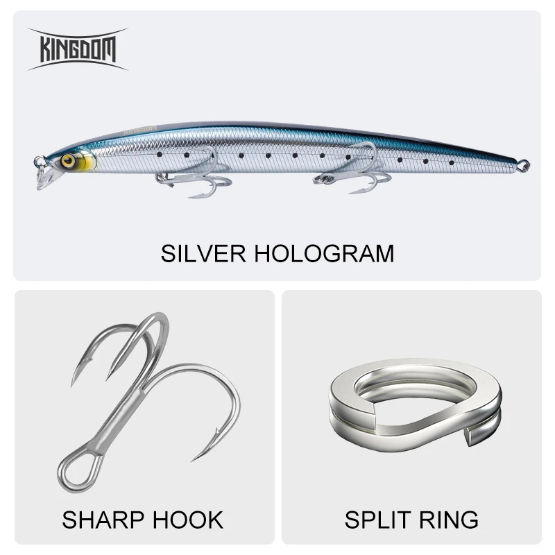 Kingdom Long Casting Fishing L - Fishing Lure Jerkbait ulasan dan harga