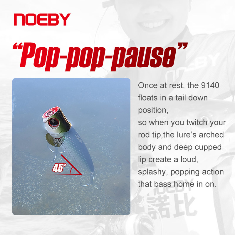 Noeby Popper Fishing Lure 105m - Fishing Lure Buzzbait ulasan dan harga
