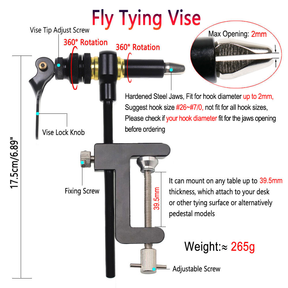 Bimoo 360° Rotation C-Clamp Fl - Fishing Lure Jig ulasan dan harga