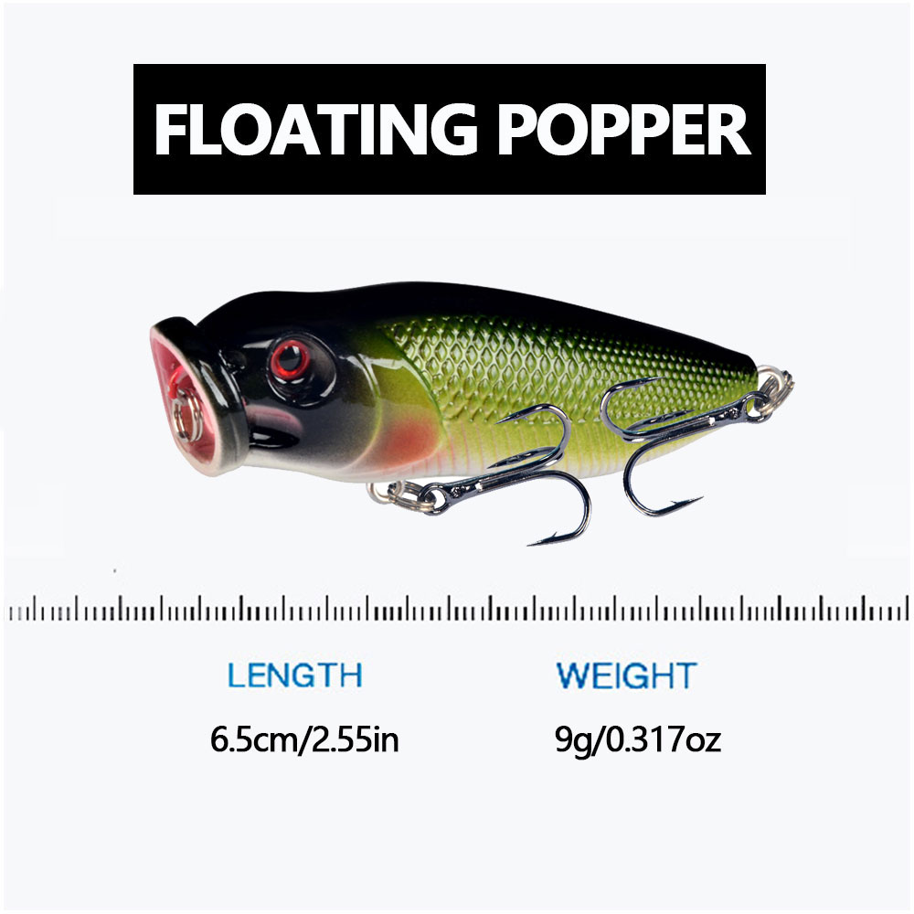 1pc Popper Fishing Lure Topwat - Fishing Lure Popper ulasan dan harga