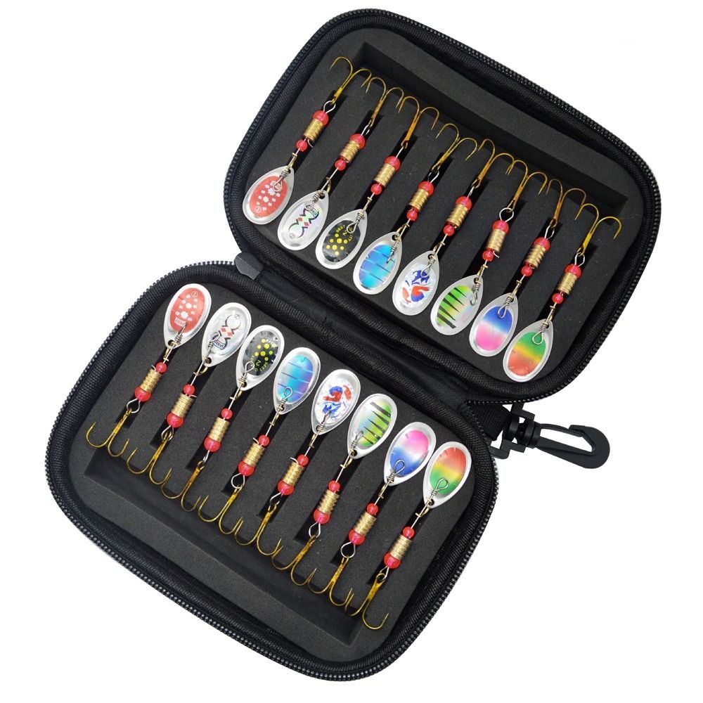 Rotating Glitter Spinners Fish - Fishing Lure Spinnerbait ulasan dan harga