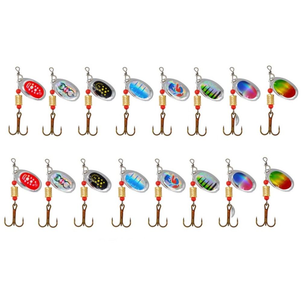 Rotating Glitter Spinners Fish - Fishing Lure Spinnerbait ulasan dan harga