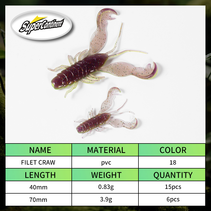 2023 Supercontinent Filet Craw - Fishing Lure Spinnerbait ulasan dan harga